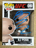 BJ Penn Signed 2X UFC HOF Champion 2016 Vaulted Funko Pop! #06 With JSA COA