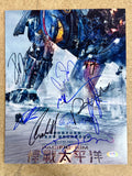 Pacific Rim Cast X12 Signed 11x14 Photo w/ PSA LOA Elba Hunnam Del Toro