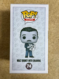 Funko Pop! Icons Walt Disney With Drawing Of Mickey Mouse #74 Disney 100 2022