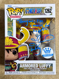 Colleen Clinkenbeard Signed Armored Luffy Funko Pop! #1262 One Piece FS Exclusive With JSA COA