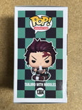 Zach Aguilar Signed Tanjiro Kamado Eating Noodles Funko Pop! #1304 Demon Slayer With PSA COA