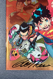 Super Sons #1 Convention Exclusive Jorge Jimenez Foil Cover Signed Peter Tomasi
