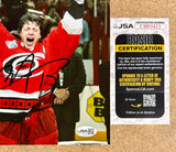 Rod Brind’amour Signed Carolina Hurricanes Stanley Cup 8X10 Photo With JSA COA