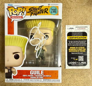 Cody Rhodes Signed Guile #2100 Street Fighter Funko Pop! With JSA COA