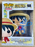 Colleen Clinkenbeard Signed Monkey D. Luffy Funko Pop! #98 One Piece JSA COA