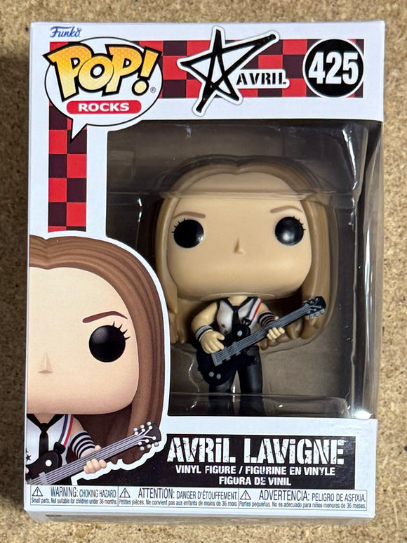 Funko Pop! Rocks Avril Lavigne With Guitar #425 2024 Sk8er Boi Complicated