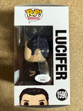 Tom Ellis Signed Lucifer NYCC Fall Con Funko Pop! #1590 Exclusive With JSA COA