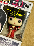 Cassandra Peterson Signed Diamond Elvira Funko Pop! #68 With PSA/DNA COA