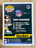Terry Bradshaw Signed NFL Pittsburgh Steelers Funko Pop! #247 With JSA COA