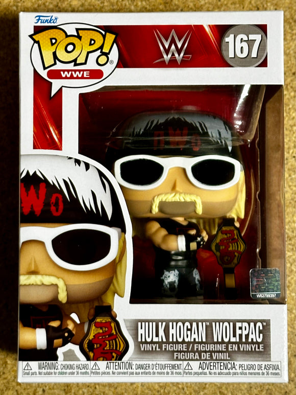 Funko Pop! WWE Hulk Hogan (Wolfpac) With NWO World Heavyweight Title #167 2024