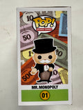 Funko Pop! Board Games (Silver) Mr. Monopoly #31 Monopoly 2017 Vaulted Exclusive