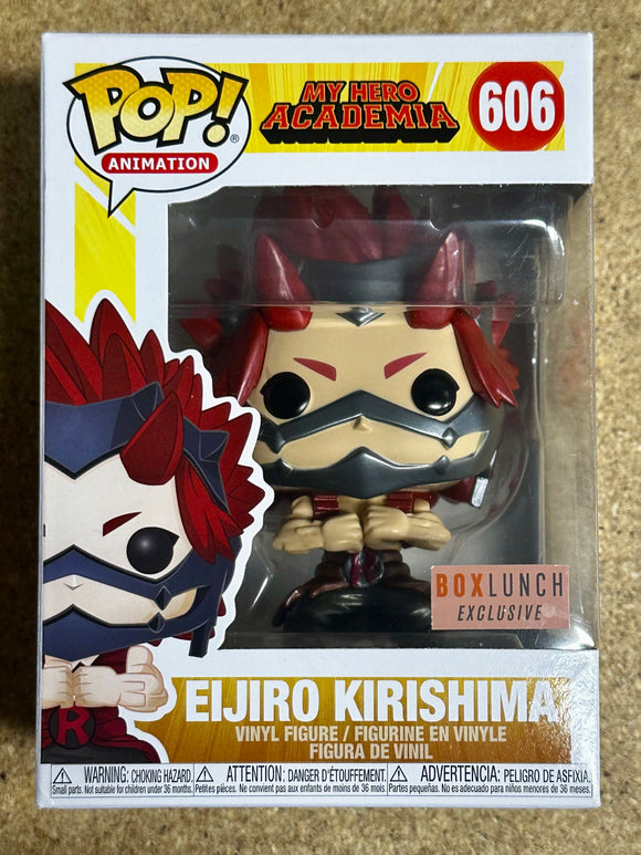 Funko Pop! Animation Metallic Eijiro Kirishima (Unbreakable) #606 My Hero Academia 2020 Vaulted Exclusive