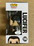 Tom Ellis Signed Lucifer NYCC Fall Con Funko Pop! #1590 Exclusive With JSA COA