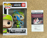 Dale Earnhardt Jr Signed Funko Pop! NASCAR #15 With JSA COA