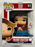 Brandi Chastain Signed USNWT USA Soccer Legend Funko Pop! #11 With JSA COA