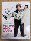 Adam Sandler & Kevin James Signed Chuck And Larry Press Kit Folder With JSA COA