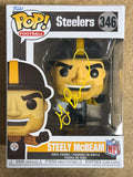 Germie Bernard Signed Pittsburgh Steelers Steely McBeam #346 Funko Pop! JSA COA