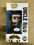 Jon Gries Signed Uncle Rico Napoleon Dynamite Vaulted 2015 Funko Pop! #208 With JSA COA