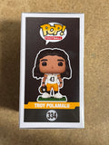 HOF Troy Polamalu Signed NFL Pittsburgh Steelers Funko Pop! #334 With JSA COA