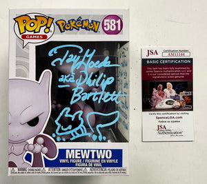 Jay Goede AKA Philip Bartlett Signed Mewtwo Funko Pop! #581 Pokemon With JSA COA
