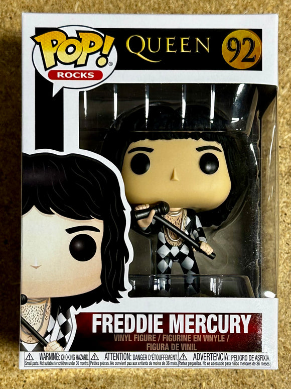 Funko Pop! Rocks Queen Freddie Mercury #92 Bohemian Rhapsody Under Pressure