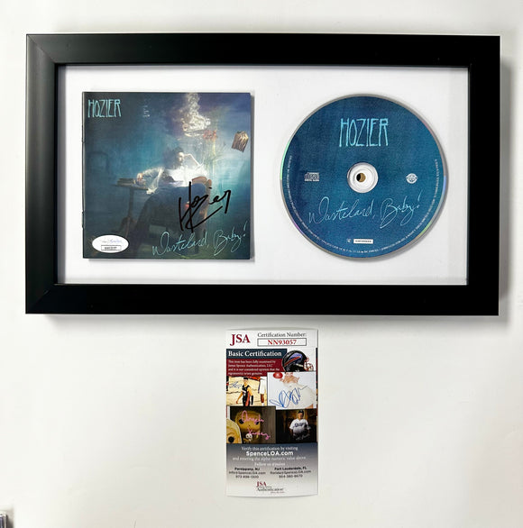 Hozier Signed Wasteland, Baby Framed CD Booklet With JSA COA