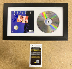 Vicki Peterson Signed & Framed Bangles “ Greatest Hits (1990)” CD With JSA COA