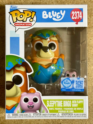 Funko Pop! Animation Sleepytime Bingo With Floppy Bunny #2374 Bluey 2026