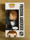 Frederik Andersen Signed NHL Toronto Maple Leafs Funko Pop! #30 Exclusive With JSA COA