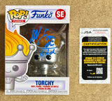 Mike Eruzione 1980 U.S.A. Olympic Gold Captain Signed Torchy Funko Pop! JSA COA