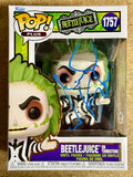 Michael Keaton Signed Beetlejuice On Tombstone Funko Pop Plus #1757 With PSA/DNA COA