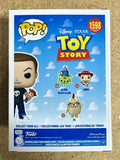 Funko Pop! Disney Pixar Sid Holding Woody & Buzz Lightyear #1598 Toy Story 30th