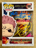 Ray Chase Signed Jujutsu Kaisen Ryomen Sukuna #1887 Funko Pop! With JSA COA