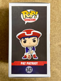 Devin McCourty Signed Pat Patriot NFL Patriots Mascot Funko Pop 347 With JSA COA