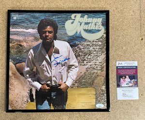 Johnny Mathis Signed & Framed “I’m Coming Home” Vinyl With JSA COA