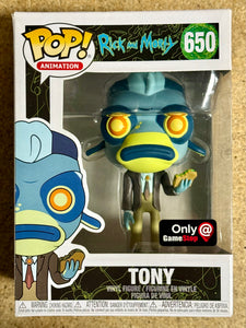 Funko Pop! Animation Tony #650 Rick And Morty Vaulted GameStop 2019 Exclusive