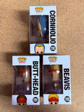 Funko Pop! Television Beavis, Butt-Head & Cornholio Set Of 3 Burger World