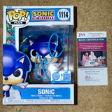 Jaleel White Signed Sonic the Hedgehog (Pearl) Funko Pop! #1114 With JSA COA