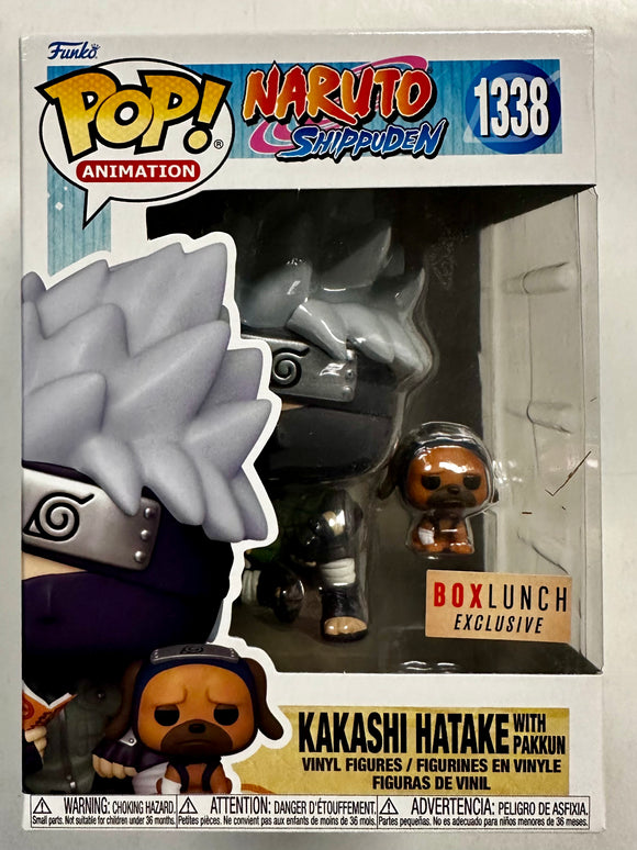 Funko Pop! Naruto Shippuden Kakashi #182 & Tobi #184 Set of 2 with  Protectors