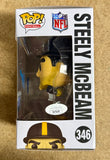 Nick Herbig Signed Pittsburgh Steelers Steely McBeam #346 Funko Pop! JSA COA