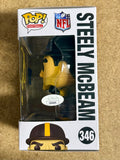 Mason Rudolph Signed Pittsburgh Steelers Steely McBeam #346 Funko Pop! JSA COA