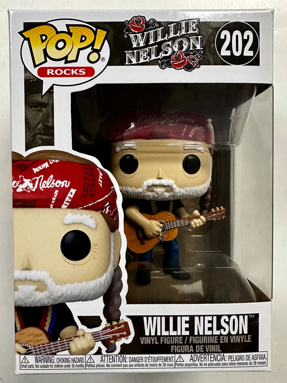 Funko Pop! Rocks Willie Nelson With Guitar #202 Vaulted 2020