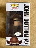 Kevin Costner Signed John Dutton Yellowstone Funko Pop! #1563 With JSA COA