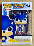 Funko Pop! Games Sonic the Hedgehog with Chaos Emerald #284 Sega