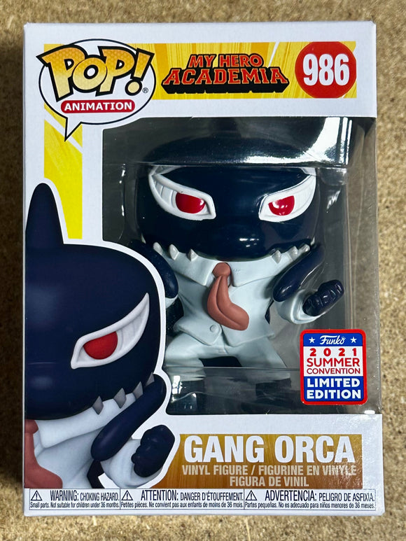 Funko Pop! Animation Gang Orca #986 My Hero Academia SDCC 2021 Vaulted Exclusive