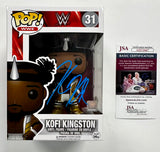 Kofi Kingston Signed Vaulted WWE Wrestling Funko Pop! #31 With JSA COA