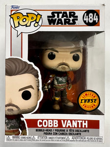 Funko Pop! Star Wars Cobb Vanth Unmasked Chase #484 The Mandalorian 2021 (Box Dmg)