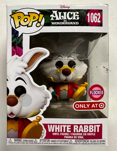 Funko Pop! Disney Flocked White Rabbit #1062 Alice In Wonderland 2021 Exclusive