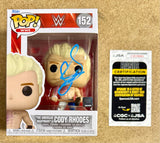 Cody Rhodes “The American Nightmare” WWE HIAC Signed Funko Pop! #152 With JSA COA