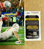 Jack Sawyer National Champ 2025 Signed Ohio State 8X10 Photo With JSA COA